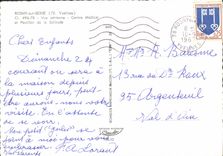 CPSM Rosny Sur Seine Vue Aerienne Centre Medical pavillon de la solitude