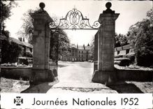 CPSM Jambville Camp National Des Scouts De France le château 1952