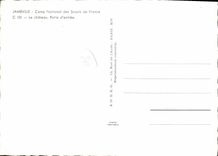 CPSM Jambville Camp National Des Scouts De France le château 1952