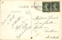 CPA La Ferme Des Rinfillieres Commune De Loublande voyante Claire Ferchaud 1917