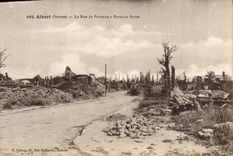 CPA Albert La Rue de Peronne