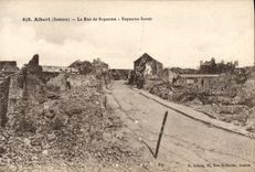 CPA Albert La Rue De Bapaume
