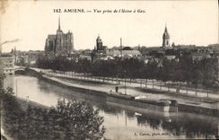 CPA Amiens Vue Prise De I'Usine A Gaz