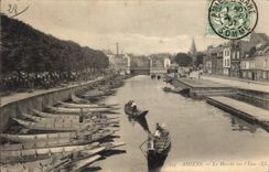 CPA Amiens Le Marché Sur I'Eau