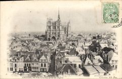 CPA Amiens Vue Generale Prise Du Beffroi