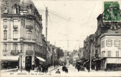 CPA Amiens Rue De Noyon