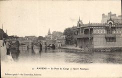 CPA Amiens Le Pont Du Cange Sport Nautique