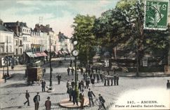 CPA Amiens Place Et Jardin Saint Denis