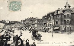 CPA Mers Les Bains La Promenade Et Les Villas