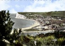 CPSM Mers Les Bains Vue Generale Prise Du Treport