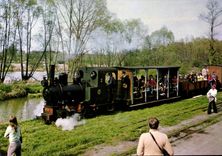 CPSM Amiens Le Petit Train A Vapeur Froissy-Cappy-Dompierre
