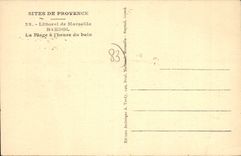 CPA Bandol La Plage A I'Heure Du Bain