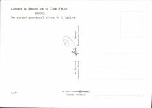 CPSM Bandol Le Marché Provencal Place De I'Eglise