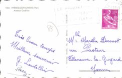 CPA Hyeres Les Palmiers Avenue Godillot