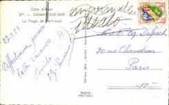 CPA Sanary Sur Mer La Plage De Port Issol