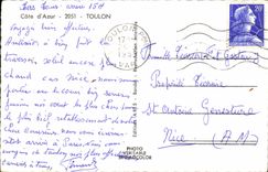 CPA Toulon Cote D'Azur souvenir