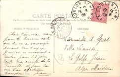 CPA Toulon L'Allee Des Palmiers