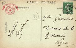 CPA Le Mont Des Oiseaux Pres Hyeres société de secours aux blessés militaires