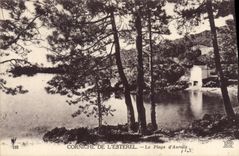 CPA Cornichel De L'Esterel La Plage D'Aurelle