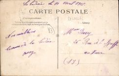 CPA La Cadiere Rue Nationale La Poste