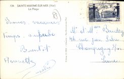 CPA Saint Maxime Sur Mer La Plage