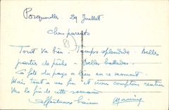 CPA Ile De Porquerolles Plage Deï Faoucado