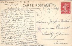 CPA Le Canadel Vue A Travers La Plage