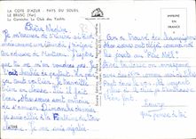 CPSM Le Brusc La Corniche La Club Des Yachts