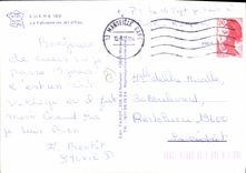 CPSM Cuers La Fontaine Du Jet D'Eau