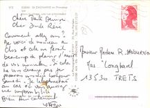CPSM St Zacharie En Provence Var