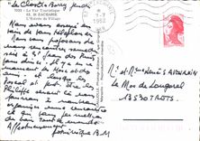 CPSM St Zacharie entrée du village