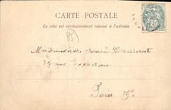 CPA Ile D'Yeu La Cote Entre La Pierre Branlante Et La Meule