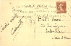 CPA Sables D'Olonne Un Coin Du Port Au Crepuscule