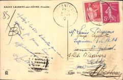 CPA Saint Laurent Sur Sevre