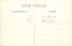 CPA St Cyr En Talmondais Piece D'Eau Du Chateau De la Cour d'avon canton des Moûtiers