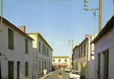 CPSM Ile De Re Le Bois Plage La Rue Principale