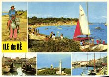 CPSM Ile De Re Ane En Culottes La Plage De Trousse Chemise