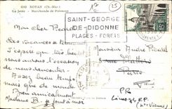 CPA Royan La Jetee Marchands De Poissons