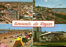 CPSM Royan La Nouvelle Eglise La Grande Plage Vers Saint-Georges