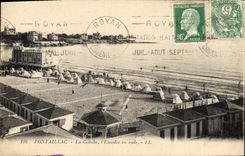 CPA Pontaillac La Conche I'Escadre En Rade