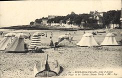 CPA Bureau St Palais Cote D'Argent La Plage Et Les Chalets
