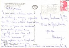 CPSM Tourrettes Sur Loup Village Medieval Station Estivale