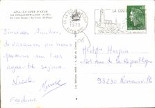 CPSM La Colle Sur Loup Un Coin Fleuri Au Fond St Paul