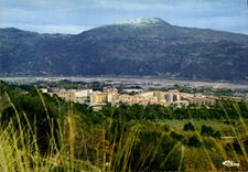 CPSM Carros Le Neuf Vue Generale Le Village Et La Vallee Du Var