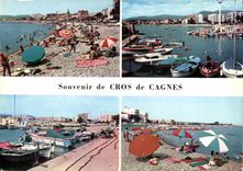 CPSM Souvenir De Cros De Cagnes