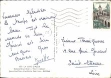 CPSM Esterel Cap Roux Nice Cannes Juan Les Pins Cueillette Des Roses Antibes