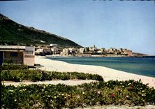 CPSM Algajola Vue De La Plage Et Du Village