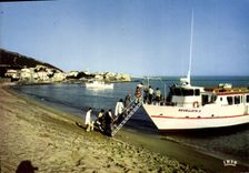 CPSM Algajola Embarquement Sur Le Revelatta