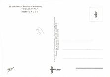 CPSM Calvi Dolce vita Camping Caravaning