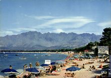 CPSM Calvi De Sa Belle Plage Vers La Montagne